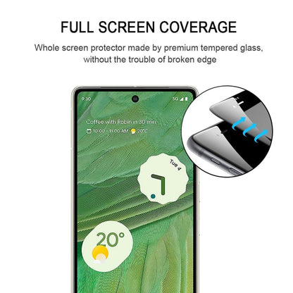 For Google Pixel 7 25pcs Full Glue Full Cover Screen Protector Tempered Glass Film - Google Tempered Glass by buy2fix | Online Shopping UK | buy2fix