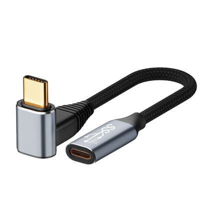 For Steam Deck Gen 100W USB-C/Type-C Male to USB-C/Type-C Female Stereo Curved Extension Cable, Length:2m - Other Accessories by buy2fix | Online Shopping UK | buy2fix