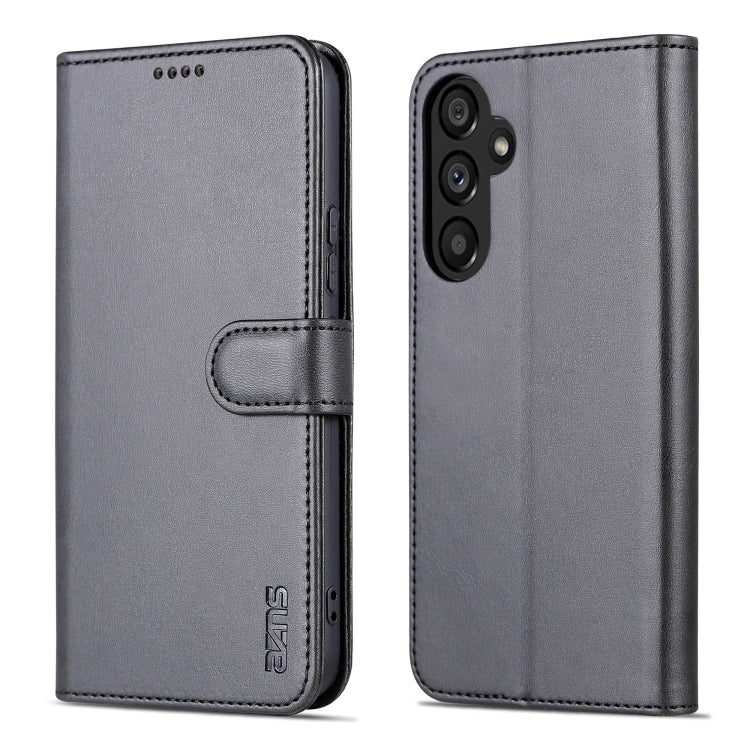 For Samsung Galaxy A34 5G AZNS Skin Feel Calf Texture Flip Leather Phone Case(Black) - Galaxy Phone Cases by AZNS | Online Shopping UK | buy2fix