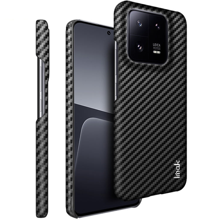 For Xiaomi 13 Pro 5G 8.38mm Ceramic Version IMAK Ruiyi Series Carbon Fiber PU + PC Phone Case(Black) - Xiaomi Cases by imak | Online Shopping UK | buy2fix