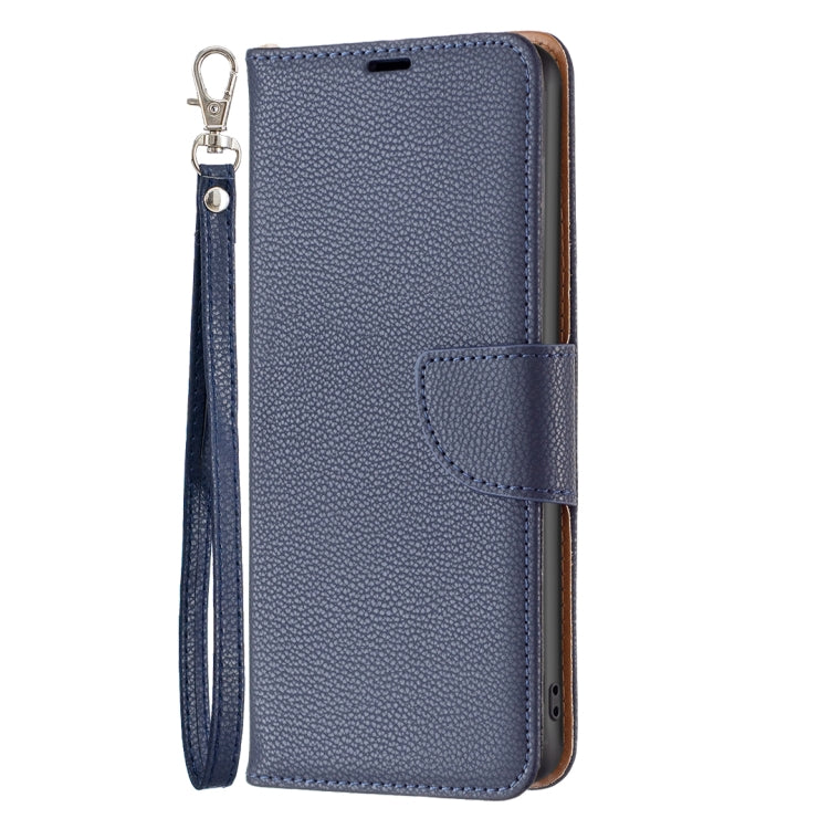 For Xiaomi Redmi 12C Litchi Texture Pure Color Leather Phone Case(Blue) - Xiaomi Cases by buy2fix | Online Shopping UK | buy2fix