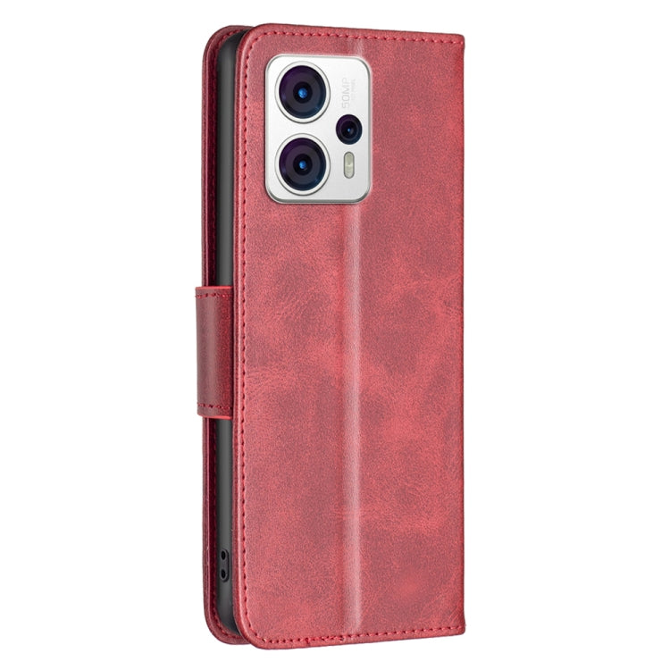 For Motorola Moto G13 4G/G23 4G/G53 5G Lambskin Texture Leather Phone Case(Red) - Motorola Cases by buy2fix | Online Shopping UK | buy2fix