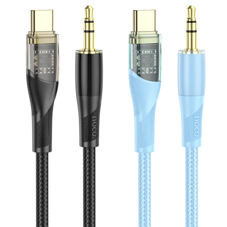hoco UPA25 Transparent Exploration Version USB-C/Type-C Digital Audio Conversion Cable, Length: 1m(Blue) -  by hoco | Online Shopping UK | buy2fix