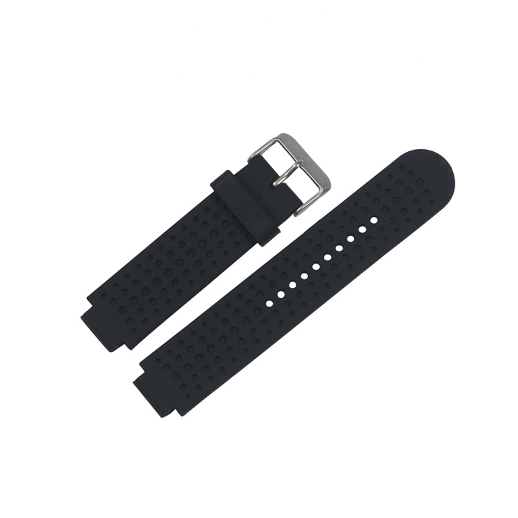 For Garmin Forerunner 620 Solid Color Replacement Wrist Strap Watchband(Black) - Smart Wear by buy2fix | Online Shopping UK | buy2fix