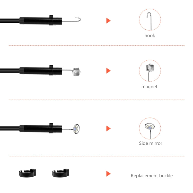 P130 5.5mm 4.3 inch Single Camera with Screen Endoscope, Length:10m - Consumer Electronics by buy2fix | Online Shopping UK | buy2fix