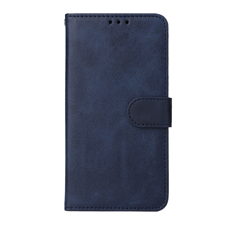 For Samsung Galaxy A24 4G Classic Calf Texture Flip Leather Phone Case(Blue) - Galaxy Phone Cases by buy2fix | Online Shopping UK | buy2fix