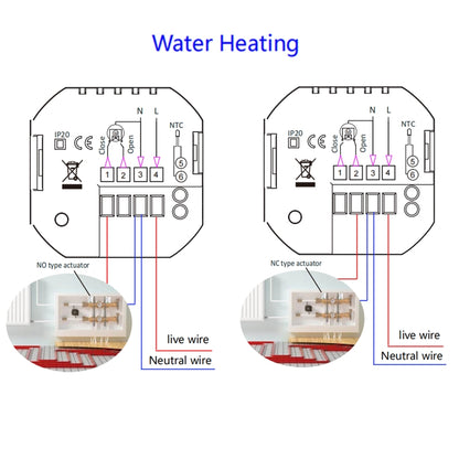 BHT-2002GALM 220V Smart Home Heating Thermostat Water Heating WiFi Thermostat(Black) - Consumer Electronics by buy2fix | Online Shopping UK | buy2fix