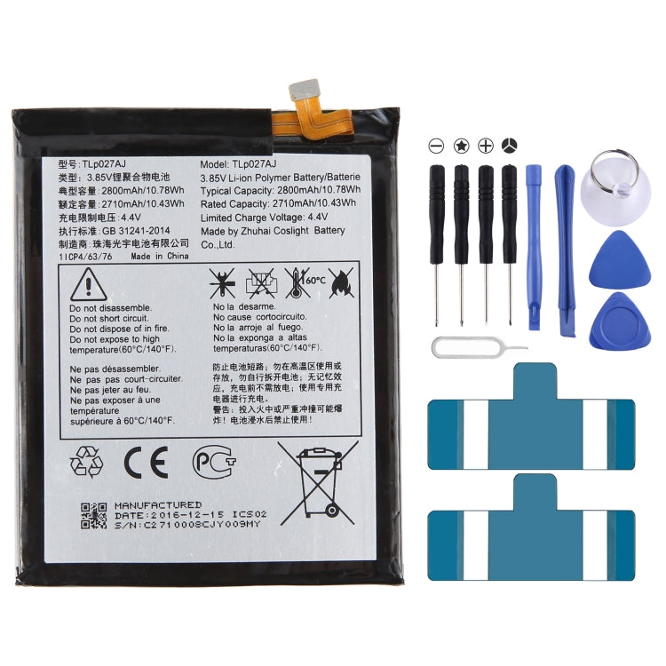 For Alcatel  One Touch POP 8 P320A  TLP041CC 4060mAh Battery Replacement - Others by buy2fix | Online Shopping UK | buy2fix