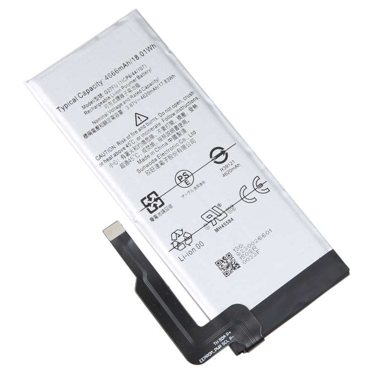 For Google Pixel 5A 4620mAh Battery Replacement G27FU - Others by buy2fix | Online Shopping UK | buy2fix