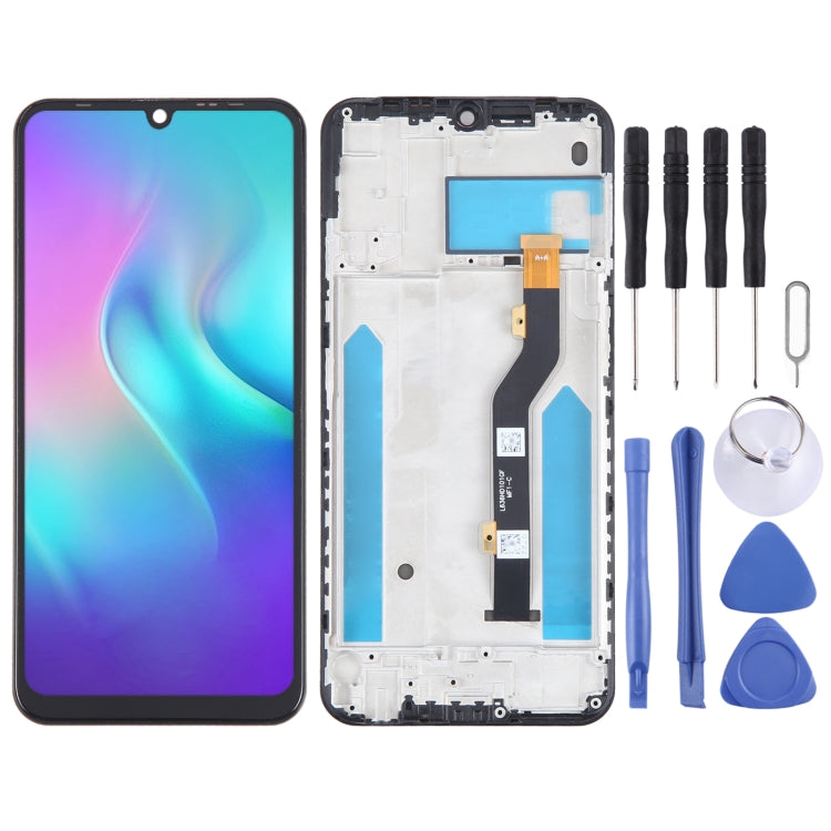 OLED LCD Screen For Tecno Phantom 9 AB7 Digitizer Full Assembly With Frame - Repair & Spare Parts by buy2fix | Online Shopping UK | buy2fix