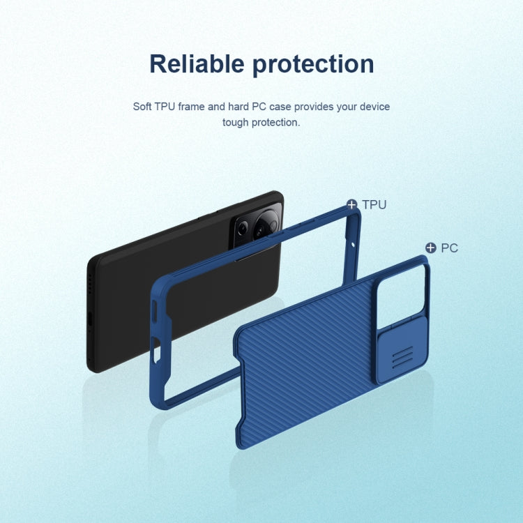For Xiaomi 13 Lite / Civi 2 NILLKIN CamShield Pro PC Phone Case(Green) - 13 Lite Cases by NILLKIN | Online Shopping UK | buy2fix