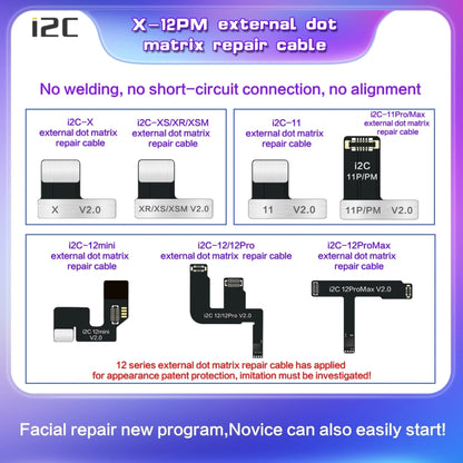 For iPhone 12 / 12 Pro i2C MC12 SK-BOX Dot-matrix Flex Cable V2.0 - Repair & Spare Parts by buy2fix | Online Shopping UK | buy2fix