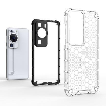 For Huawei P60 / P60 Pro Honeycomb Phone Case(Green) - Huawei Cases by buy2fix | Online Shopping UK | buy2fix