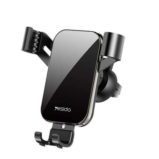 Yesido C87 Car Air Outlet Mirror Gravity Phone Mount Holder(Black) -  by Yesido | Online Shopping UK | buy2fix