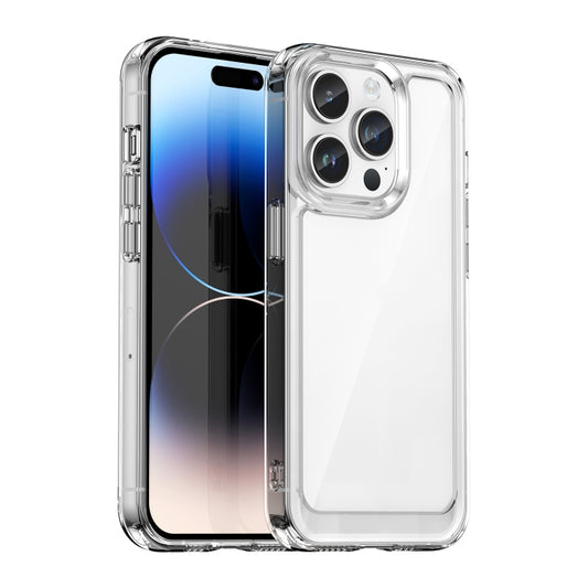 For iPhone 15 Pro Max Colorful Series Acrylic + TPU Phone Case(Transparent) - iPhone 15 Pro Max Cases by buy2fix | Online Shopping UK | buy2fix