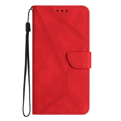 For Sony Xperia 10 V Stitching Embossed Leather Phone Case(Red) - Sony Cases by buy2fix | Online Shopping UK | buy2fix