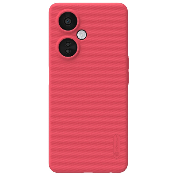 For OnePlus Nord CE 3 Lite NILLKIN Frosted PC Phone Case(Red) - OnePlus Cases by NILLKIN | Online Shopping UK | buy2fix