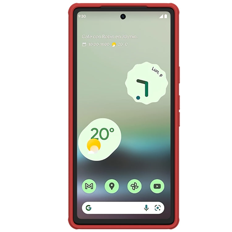 For Google Pixel 7A NILLKIN Frosted Shield Pro PC + TPU Phone Case(Red) - Google Cases by NILLKIN | Online Shopping UK | buy2fix