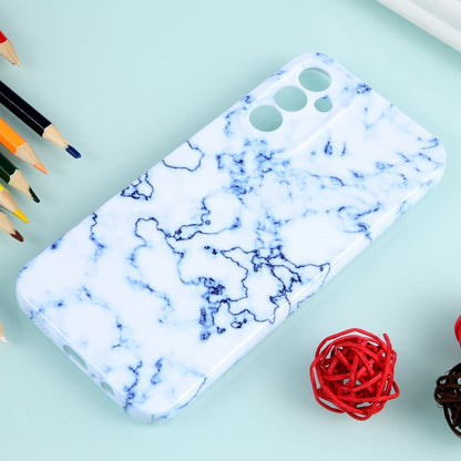 For Samsung Galaxy S22+ 5G Marble Pattern Phone Case(Blue White) - Galaxy S22+ 5G Cases by buy2fix | Online Shopping UK | buy2fix