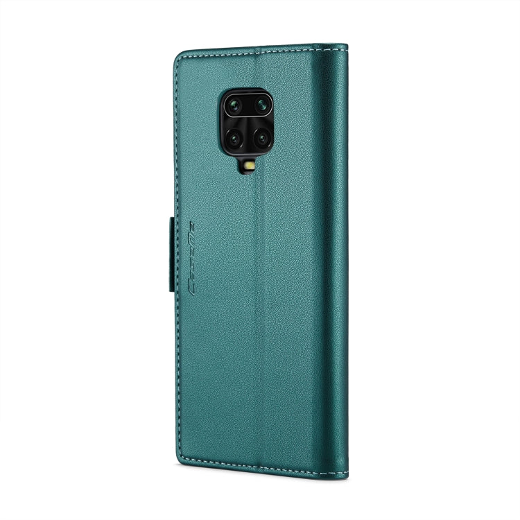 For Xiaomi Redmi Note 9S/Note 9 Pro/Note 9 Pro Max CaseMe 023 Butterfly Buckle Litchi Texture RFID Anti-theft Leather Phone Case(Pearly Blue) - Xiaomi Cases by CaseMe | Online Shopping UK | buy2fix