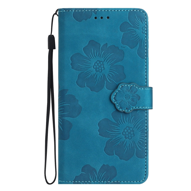 For Xiaomi 13 Pro Flower Embossing Pattern Leather Phone Case(Blue) - 13 Pro Cases by buy2fix | Online Shopping UK | buy2fix