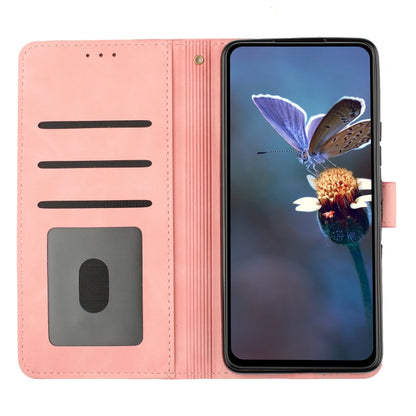 For Xiaomi Redmi Note 12 Pro 5G Flower Embossing Pattern Leather Phone Case(Pink) - Note 12 Pro Cases by buy2fix | Online Shopping UK | buy2fix