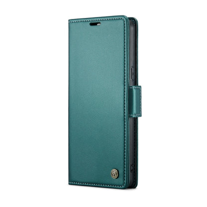 For Google Pixel 7a CaseMe 023 Butterfly Buckle Litchi Texture RFID Anti-theft Leather Phone Case(Pearly Blue) - Google Cases by CaseMe | Online Shopping UK | buy2fix