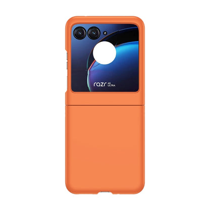 For Motorola Razr 40 Ultra / Moto Razr 2023 Skin Feel PC Phone Case(Orange) - Motorola Cases by buy2fix | Online Shopping UK | buy2fix