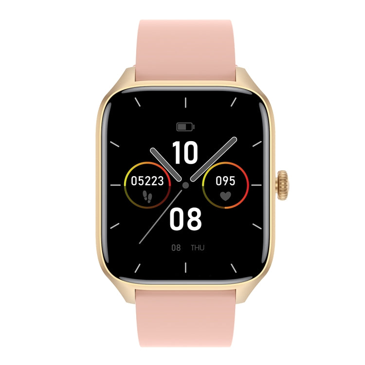 T19 Pro 1.96 inch IP67 Waterproof Silicone Band Smart Watch, Supports Dual-mode Bluetooth Call / Heart Rate Monitoring(Pink) - Smart Watches by buy2fix | Online Shopping UK | buy2fix