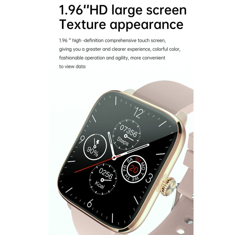 T20 1.96 inch IP67 Waterproof Silicone Band Smart Watch, Supports Dual-mode Bluetooth Call / Heart Rate Monitoring(Black) - Smart Watches by buy2fix | Online Shopping UK | buy2fix