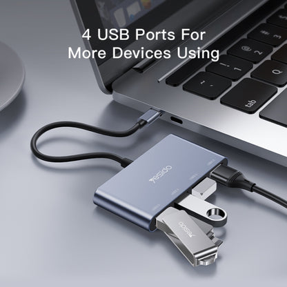 Yesido HB13 4 in 1 USB-C / Type-C Multifunction Docking Station HUB Adapter - USB HUB by Yesido | Online Shopping UK | buy2fix