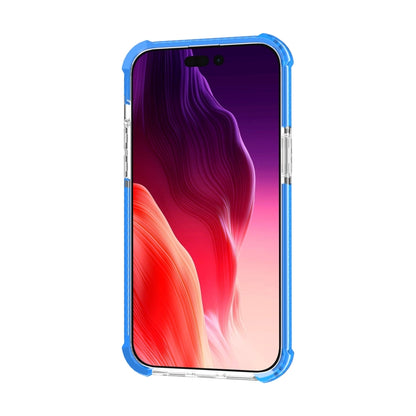 For iPhone 15 Pro Four-corner Shockproof TPU + Acrylic Phone Case(Blue) - iPhone 15 Pro Cases by buy2fix | Online Shopping UK | buy2fix