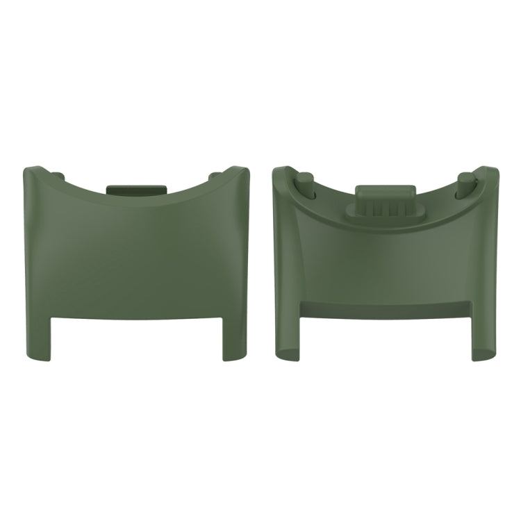 For Xiaomi Mi Band 8 1 Pair  PC Plastic Watch Band Connector(Dark Green) - For Xiaomi by buy2fix | Online Shopping UK | buy2fix