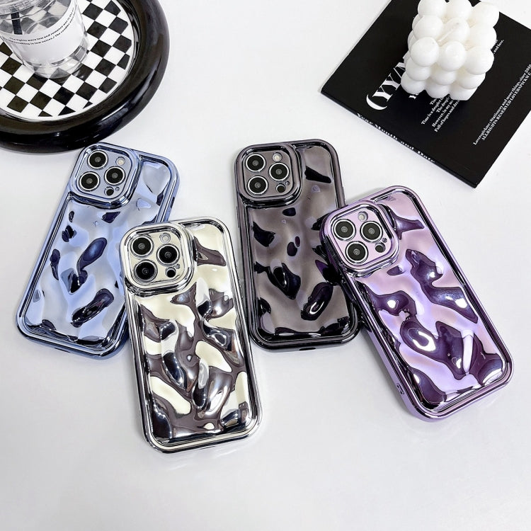 For iPhone XS Max Electroplating Meteorite Texture TPU Phone Case(Black) - More iPhone Cases by buy2fix | Online Shopping UK | buy2fix