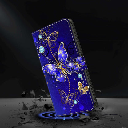 For Xiaomi Redmi 9A Crystal 3D Shockproof Protective Leather Phone Case(Diamond Butterfly) - Xiaomi Cases by buy2fix | Online Shopping UK | buy2fix