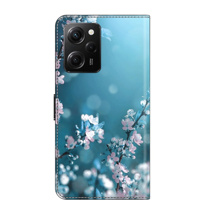 For Xiaomi Redmi Note 12 Pro Global Crystal 3D Shockproof Protective Leather Phone Case(Plum Flower) - Xiaomi Cases by buy2fix | Online Shopping UK | buy2fix