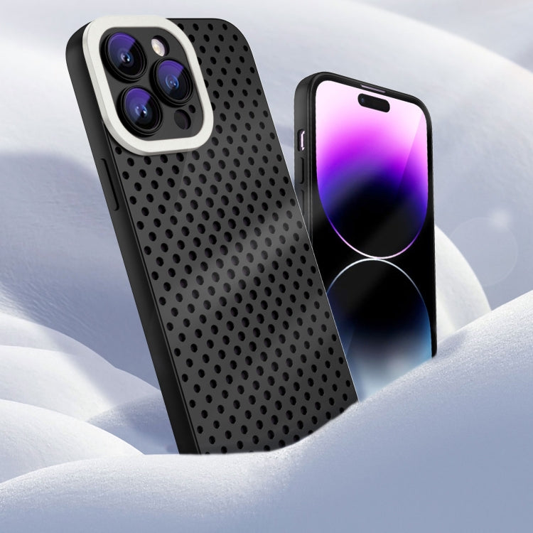 For iPhone 11 Pro Hollow Heat Dissipation TPU Phone Case(Black) - iPhone 11 Pro Cases by buy2fix | Online Shopping UK | buy2fix