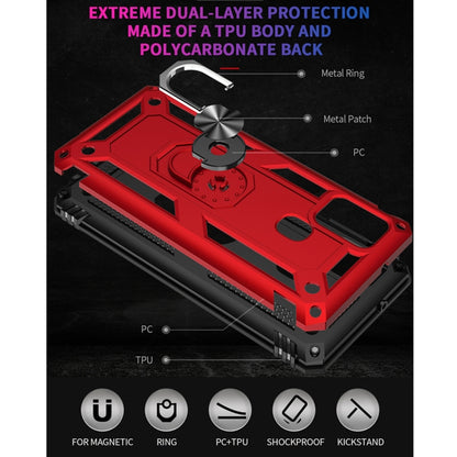 For Samsung Galaxy A21s Shockproof TPU + PC Protective Case with 360 Degree Rotating Holder(Black) - Galaxy Phone Cases by buy2fix | Online Shopping UK | buy2fix