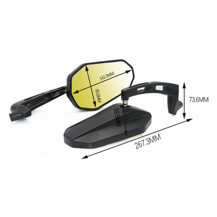 SF-187 Rotatable Adjustable Electric Vehicle Modified Rearview Mirror Reflective Mirror - Side Mirrors by buy2fix | Online Shopping UK | buy2fix