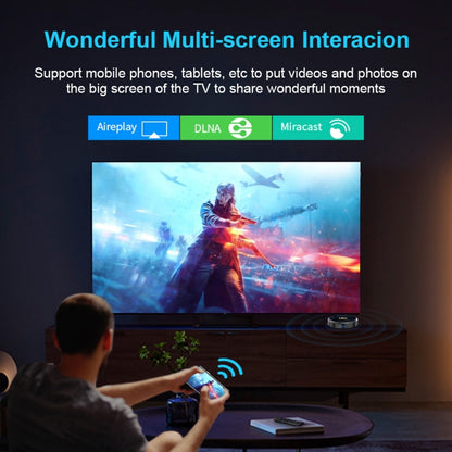 HK1RBOX H8-H618 Android 12.0 Allwinner H618 Quad Core Smart TV Box, Memory:2GB+16GB(EU Plug) - Allwinner H6 by buy2fix | Online Shopping UK | buy2fix