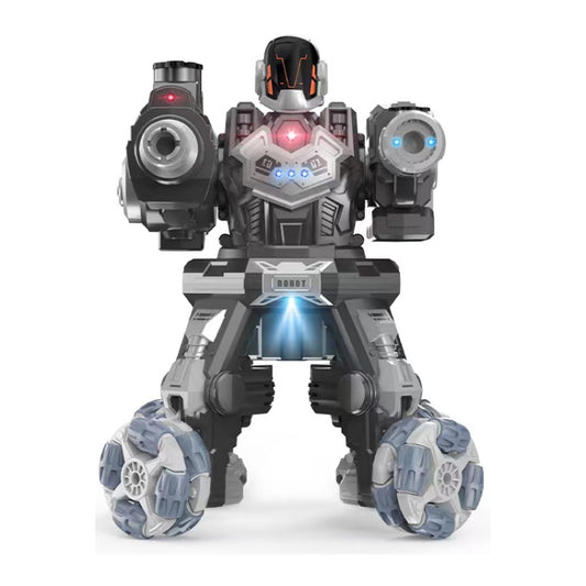 JJR/C R26 2.4G Remote Control Smart Battle Spray Robot, Specification:Single Control(Silver) - RC Robots by JJR/C | Online Shopping UK | buy2fix