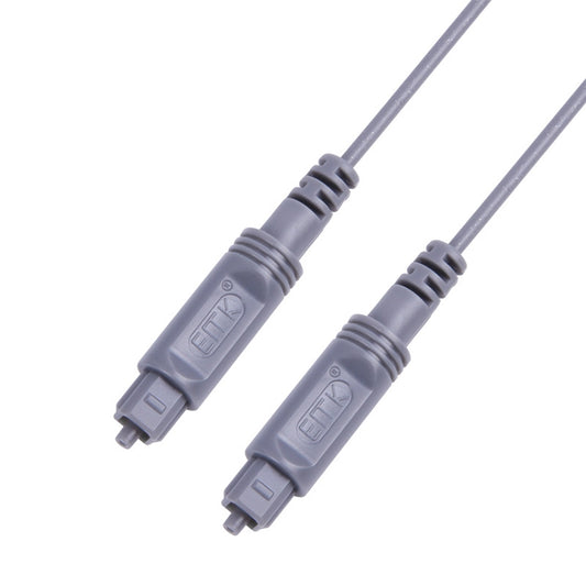 25m EMK OD2.2mm Digital Audio Optical Fiber Cable Plastic Speaker Balance Cable(Silver Grey) - Audio Optical Cables by EMK | Online Shopping UK | buy2fix