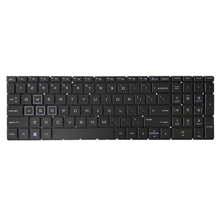 For HP Pavilion Gaming 15-DK US Version Laptop Backlight Keyboard(Purple) - HP Spare Parts by buy2fix | Online Shopping UK | buy2fix