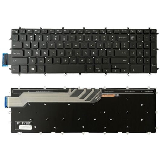 US Version White Word Laptop Keyboard For Dell G3 3579 3779 / G5 5587 / G7 7588(Black) - Dell Spare Parts by buy2fix | Online Shopping UK | buy2fix