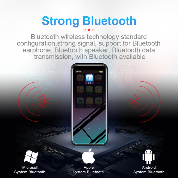 32GB M15 Multi-function Smart Voice Recorder MP3 Hifi Sound Music Player Walkman, Bluetooth Version - Consumer Electronics by buy2fix | Online Shopping UK | buy2fix