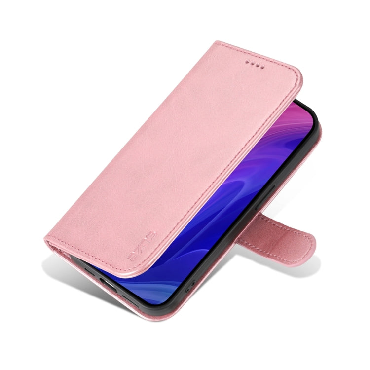 For iPhone 15 Pro Max AZNS Skin Feel Calf Texture Flip Leather Phone Case(Rose Gold) - iPhone 15 Pro Max Cases by AZNS | Online Shopping UK | buy2fix