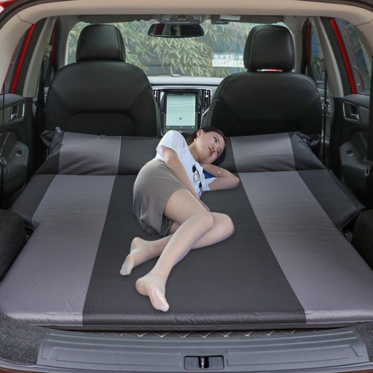 Universal Car Polyester Pongee Sleeping Mat Mattress Off-road SUV Trunk Travel Inflatable Mattress Air Bed, Size:180 x 130 x 102cm(Black + Grey) - Seat Accessories by buy2fix | Online Shopping UK | buy2fix