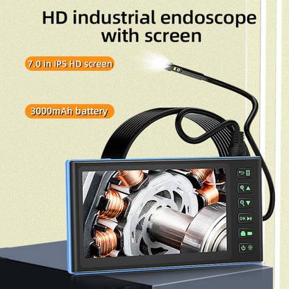 T23 7.9mm Dual Lenses 7 inch Screen Industrial Endoscope, Spec:10m Tube -  by buy2fix | Online Shopping UK | buy2fix