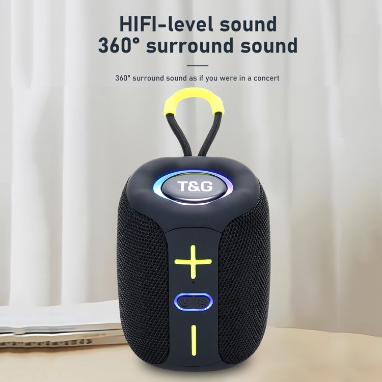 T&G TG-658 Outdoor USB High Power 8W Heavy Bass Wireless Bluetooth Speaker(Grey) - Mini Speaker by T&G | Online Shopping UK | buy2fix