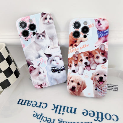 For iPhone 15 Pro Max PC Phone Case(White Cat) - iPhone 15 Pro Max Cases by buy2fix | Online Shopping UK | buy2fix